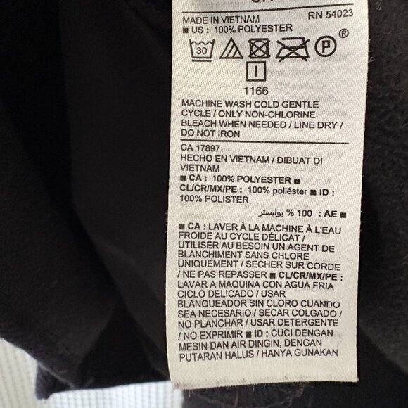 Old Navy buffalo plaid check red black cozy women's sherpa jacket size small - Picture 5 of 5